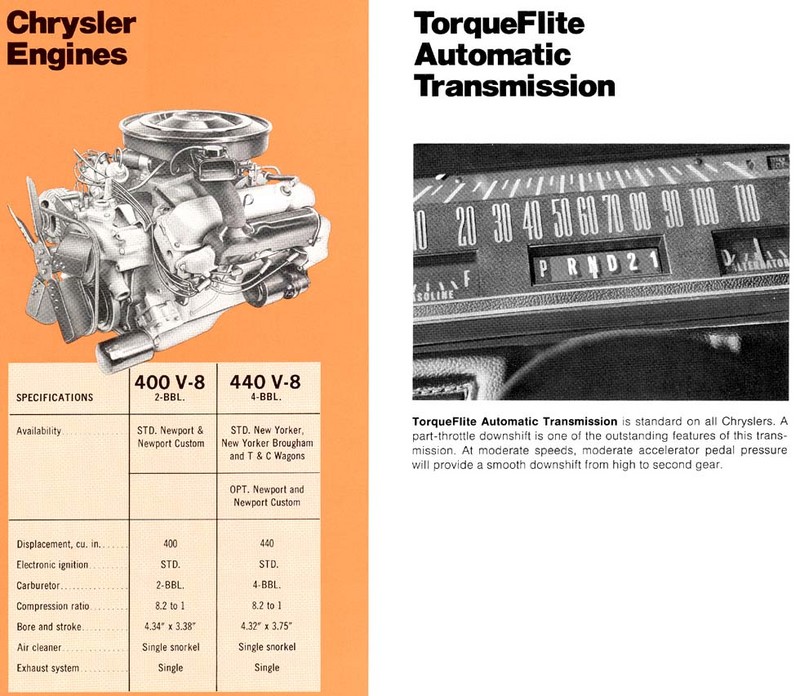 1973 Chrysler Data Book Page 72
